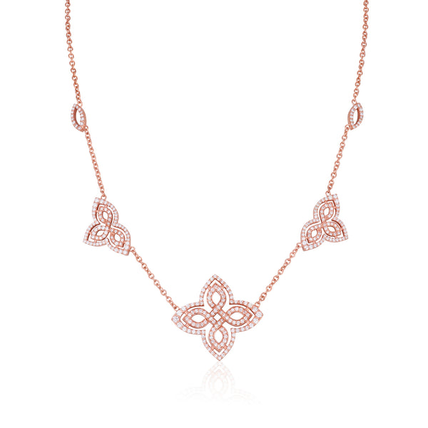 ROYAL INFINITY FLOWER NECKLACE