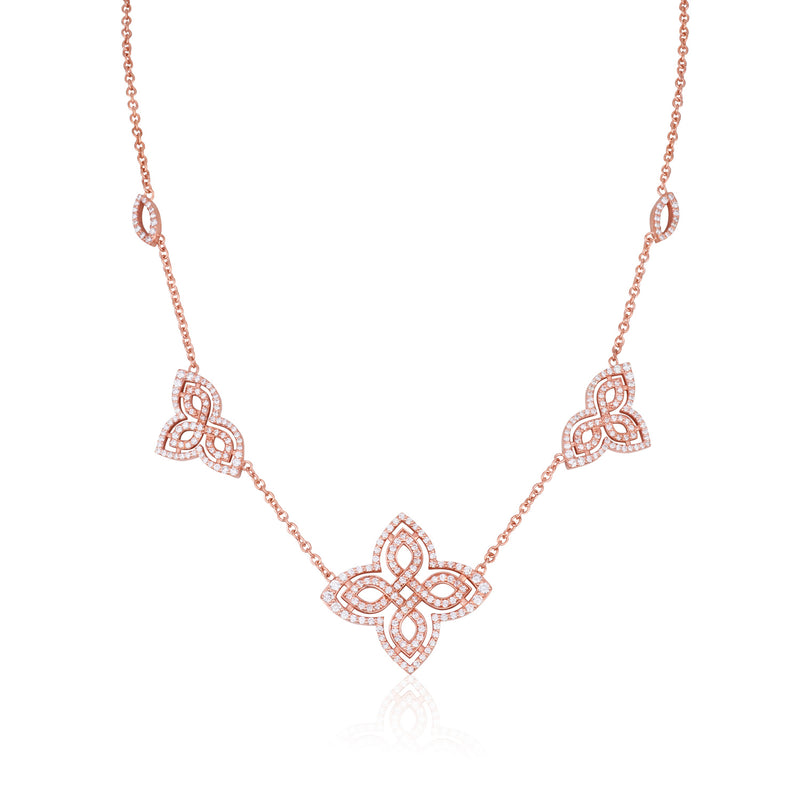 ROYAL INFINITY FLOWER NECKLACE