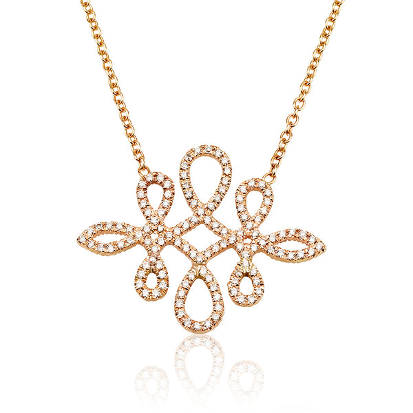 Infinity love | Impressive gold necklace
