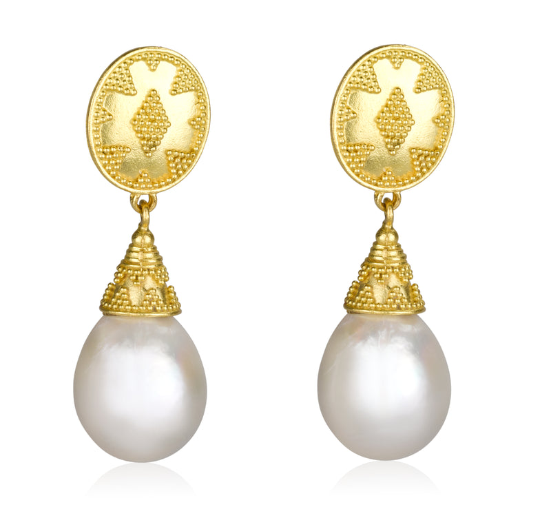 ALEXANDRIA pearl earrings
