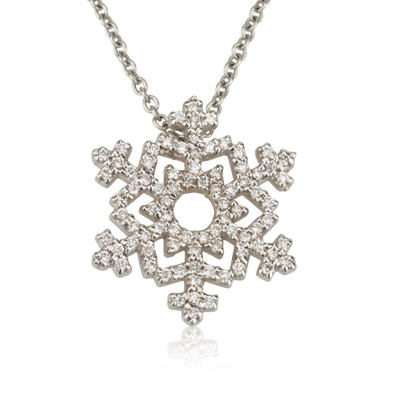 Celestial snowflake pendant