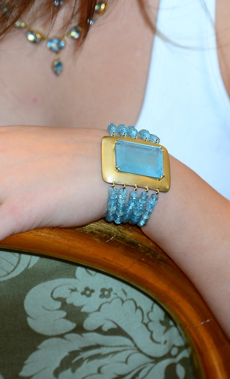 Breathtaking Aquamarine bracelet