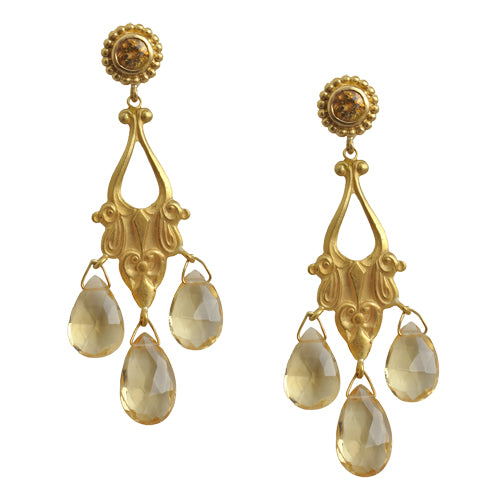 Signature old world chandelier earrings